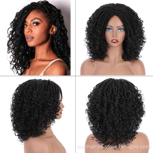 Onst Long Goddess Faux locs Synthetic Wigs Dreadlocks Crochet Hair Braids Soft Dreadlock Extensions Wig Afro Hairstyle For Men